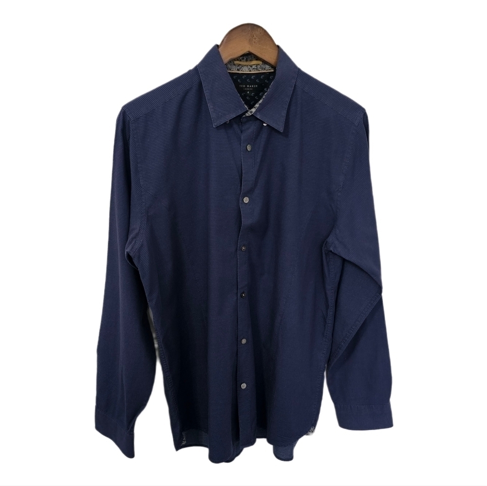 Ted Baker Blue Button Shirt size 8-10 US